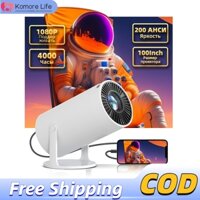 Máy chiếu mini HY300 Pro 4K Full HD Android 11 WiFi6 1080P cho điện thoại máy chiếu phim Netflix YouTube