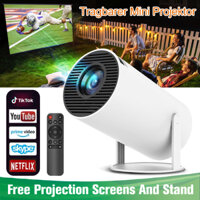 máy chiếu mini Hy300 Pro Android 11 Full HD 4K Tự động Keystone WiFi 2.4/5G Kết nối điện thoại laptop ios xem phim