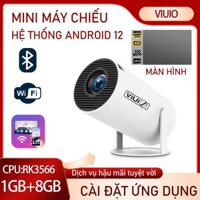 Máy chiếu mini HY300pro full HD Android 11.0 4K WiFi kép 2.4G+5G Bluetooth projection Kết nối điện thoại laptop máy tính