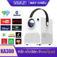 Máy chiếu Mini KA300 Full HD Android Hỗ trợ WiFi2.4G & 5G 4K Bluetooth5.0 Kết Nối/điện thoại/Laptop/ip NetFlix Youtube