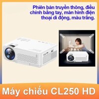 Máy chiếu mini  kết nối xem độ phân giải cao trên tivi, máy tính, điện thoại di động trên cùng một màn hìnhCL250