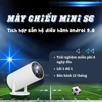 [Máy Chiếu Mini S6] MÁY CHIẾU HD - HỖ TRỢ FULL HD Projector Xem Phimv