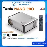 Máy chiếu Mini Tanix NANO Pro, Android 9 ATV, Ram 2G, Full HD, Wifi MIMO, Bluetooth, giải trí đa nền tảng