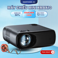 Máy Chiếu Mini Xmax10 chính hãng Full HD, độ nét 4K, xem phim siêu mượt, bảo hành 36 tháng