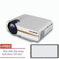 Máy chiếu mini YG - 400 HD, máy chiếu mini cho gia đình + Tặng màn chiếu 100 inch ( Home and Garden )