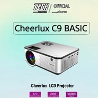 Máy chiếu Phim mini Cheerlux C9 HD - kết nối điện thoại - laptop - pc - ipad siêu nhanh