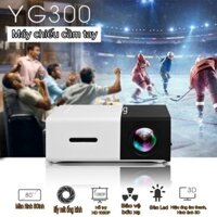 Máy Chiếu Phim Mini YG300, Giao diện âm thanh 3.5mm, HDMI, khe cắm thẻ TF, USB, Độ phân giải hỗ trợ:1920 x 1080 pixel