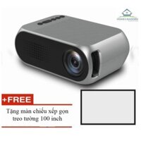 Máy chiếu phim mini YG320 màn ảnh rộng + tặng màn chiếu 100 inch