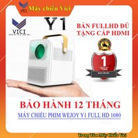 MÁY CHIẾU PHIM WEJOY Y1 FULL HD. Hình Ảnh Sắc Nét, Đem Cả Rạp Phim Về Nhà Hỗ Trợ Độ Phân Giải 4K. Bảo Hành 12 Tháng