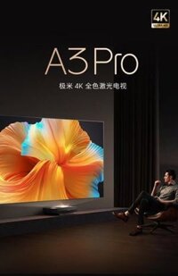 Máy Chiếu Siêu Gần XGIMI A3 Pro 4K - Máy chiếu Triple Laser 4K hỗ trợ công nghệ xử lý hình ảnh độc quyền X-VUE2.0, hệ thống âm thanh vòm Dolby Vision