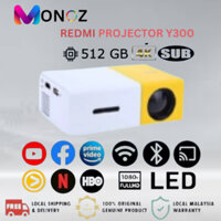 Máy chiếu Y300 Projector Máy chiếu mini cầm tay HD 1080P LED Điện thoại máy tính xách tay Android HDMI USB Nhỏ