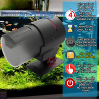 Máy cho cá ăn wifi điều khiển từ xa qua app điện thoại APLUS CA-01WIFI (Hộp chứa 300ml)(Có hẹn giờ)(điều khiển từ xa qua app tiếng việt, miễn phí)(không giới hạn khoảng cách điều khiển từ xa)(dùng điện)