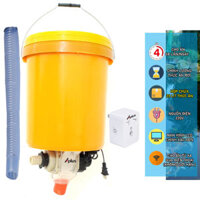 Máy cho cá, gà, chim bộ câu ăn từ xa qua điện thoại APLUS CA-03(có hẹn giờ) (hộp chứa 20 lít)(Động cơ 60W)(dùng điện)(Có hẹn giờ)(điều khiển từ xa không giới hạn khoảng cách, phần mềm tiếng việt(miễn phí)