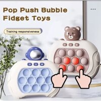 Máy Chơi Điện Tử Pop It, Bopit Thế Hệ Mới Đồ Chơi Bóp Bóp Giải Trí Xả Stress Có Đèn Có Nhạc