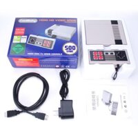 Máy chơi game 4 nút cỏng HDMI tích hợp 500 trò Nes ngày xưa