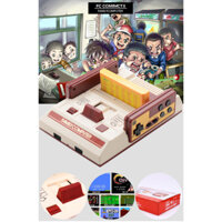 Máy chơi game 4 nút NES + có 500 trò không trùng lập trong máy kèm băng 132 trò