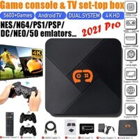 Máy Chơi Game Cầm Tay Điện Tử 4 Nút HDMI Không Dây Tích Hợp Hơn 5600+ Trò Chơi Cho PSP / PS1 / FC / NES / N64 4.3