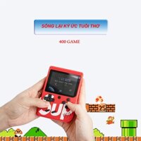 Máy Chơi Game Cầm Tay giá rẻ Sup (Điện tử 4 nút) 400 Trò Chơi Màn hình LCD 3 Inch - Kèm Tay Cầm Chơi Game 2 Người