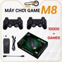 Máy chơi game cầm tay không dây stick V2 pro M8 64GB, kết nối màn hình TV máy tính HDMI hơn 10000 game hình ảnh sắc