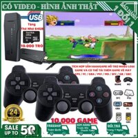 Máy chơi game cầm tay không dây 10000 trò chơi huyền thoại PS1/PS2/Nitendo switch/FC Compact/FC,. chất lượng hình ảnh 4K