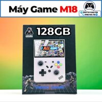 Máy Chơi Game Cầm Tay M18 R43 PRO – Máy Chơi Game PSP PS1 RETRO Bản 128GB Với 30.000 Game PSP PS1 MAME NDS – MÀU ĐEN