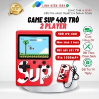 Máy chơi game cầm tay SUP 400 trò - Kết nối Tivi chơi 2 người - Máy chơi game điện tử 4 nút cao cấp tay cầm Sup