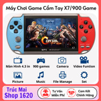 Máy chơi game cầm tay X7 gồm 900 trò, màn hình 4.3 inch , nghe nhạc, xem phim, đọc sách