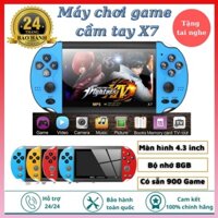Máy chơi game cầm tay X7 gồm 900 trò, màn hình 4.3 inch, 5.1 inch , nghe nhạc, xem phim, đọc sách