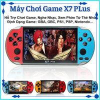 Máy chơi game cầm tay X7 màn hình 4,3inch 900 game trong máy, xem phim, nghe nhạc, đọc sách