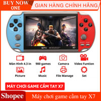 Máy chơi game cầm tay X7 màn hình 4.3'' bộ nhớ 8GB lữ trữ 900 game cổ điển hỗ trợ nghe nhạc , đọc sách