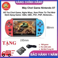 Máy Chơi Game Cầm Tay X7 Màn Hình 4.3 Inch Có Sẵn 900 Game Hỗ Trợ Nghe Nhạc, Xem Phim, Đọc Sách