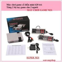 Máy chơi game cổ điển mini 620 trò Kèm 2 bộ tay game cho 2 người_SUPER NES Classic Phiên Bản Máy SNES