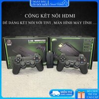 Máy chơi game điện tử 4 nút cổ điển cao cấp, kết nối HDMI 4K TV, hơn 3500 trò chơi đa dạng, tay cầm không dây.