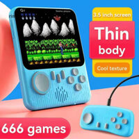 Máy Chơi Game Mini RGC 3.5 Inch Màn Hình LCD Độ Trong Suốt Cao Nút Độc Lập Phản Ứng Nhanh Tích Hợp 666 Trò Chơi Máy Chơi Game Cầm Tay Retro Siêu Mỏng Cho Gia Đình
