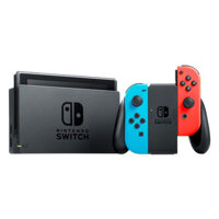 Máy Chơi Game Nintendo Switch Với Neon Blue Và Red JoyCon Xanh Đỏ - Hàng Nhập Khẩu