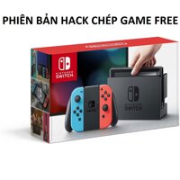 Máy chơi game Nintendo Switch với màu xanh đỏ Neon Joy ( Phiên bản Hack chép game Free)