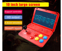 Máy chơi game Powkiddy A13 – điện tử thùng mini 10.1 inch – chạy Retro Arch chơi 11 hệ máy – tặng thẻ 32GB chép full game và 2 tay cầm phụ