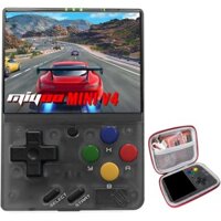 Máy Chơi Game Retro Miyoo Mini V4, Máy Chơi Game Cầm Tay Di Động Có Hộp Bảo Quản Màn Hình HD 2.8 '' Pin 2000mah, Hỗ Trợ RTC, Đen