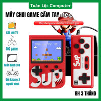 Máy Chơi Game Sup 400 Có Tay Cầm Dành Cho 2 Người Màn Hình Rộng 3 inch Có Kết Nối Với TV Pin Sạc Dùng Liên Tục 2-3H