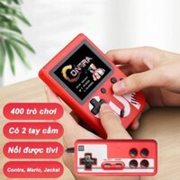 Máy Chơi Game Sup 400,Kèm Tay Cầm Dành Cho 2 Người ,Màn hình rộng 3 inch , kết nối với TV ,Nạp năng lượng theo chu kỳ