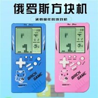 Máy chơi game Tetris lớn màn hình, cổ điển, retro, giáo dục cho trẻ em, đồ chơi cũ 80s 90s 007 O2KU