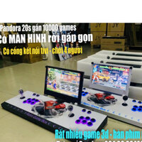 Máy chơi game thẻ Pandora Box 20s có LCD có thể kết nối tivi 10000 game l Game thùng 8x 9x trở về tuổi thơ