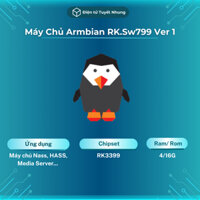 Máy Chủ Armbian RK.Sw799, Ram 4G, 16G - 128G eMMC, Lan 1G, Chip RK3399 Mạnh Mẽ - BH Lỗi 1-1 1 Tháng