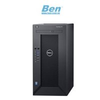 Máy chủ Dell PowerEdge T30/ E3-1225v5 (3.3GHz, 8M cache)/ Ram 8GB UDIMM/ 1TB 7.2k RPM Entry SATA 3.5cabled HDD, Embedded SATA/ Idrac8 Basic/ Intel I2