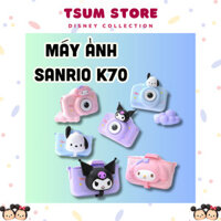 Máy Chụp Ảnh, Quay Sanrio K70 Tặng Thẻ Nhớ, Camera HD 1080 Cho Bé Hình Kuromi, Hello Kitty Dễ Thương (TSUM TSUM)
