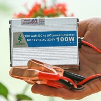 Máy chuyển đổi kích điện bình ắc quy chịu tải 100W Inverter 12V lên 220V dùng tại gia đình (mã TS80)