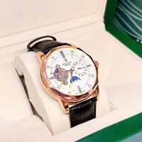 [Máy Cơ Automatic ] Đồng hồ RoLex Cơ Sun Moon 2 Màu Chạy Full Kim (Bảo Hành 12TH)
