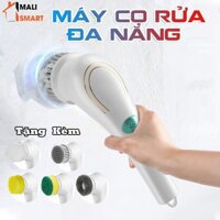 Máy Cọ Rửa Đa Năng Cầm Tay 5in1 Chà Bếp,Rửa Bát,Đánh Giày Dép Tặng Kèm Dây Sạc TYE C - Bàn Chải Điện Vệ Sinh Nhà Bếp