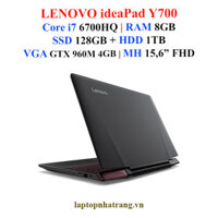 [Máy Cũ] LENOVO Ideapad Y700| Core i7 6700HQ| Ram 8G| SSD 128G + 1T| GTX 960M| 15.6″