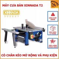 Máy cưa bàn mini trượt XINNADA T2 công suất 1800W có chân mở rộng Hot